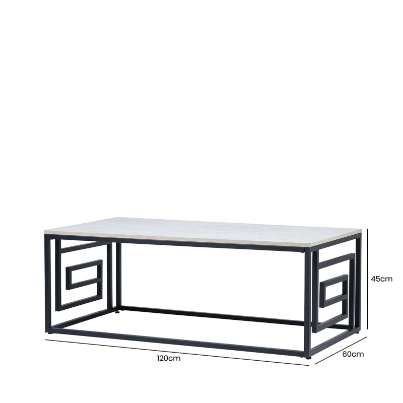 Hallie Black and Grey Coffee Table