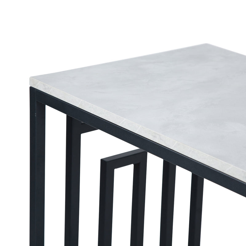 Hallie Black and Grey Console Table