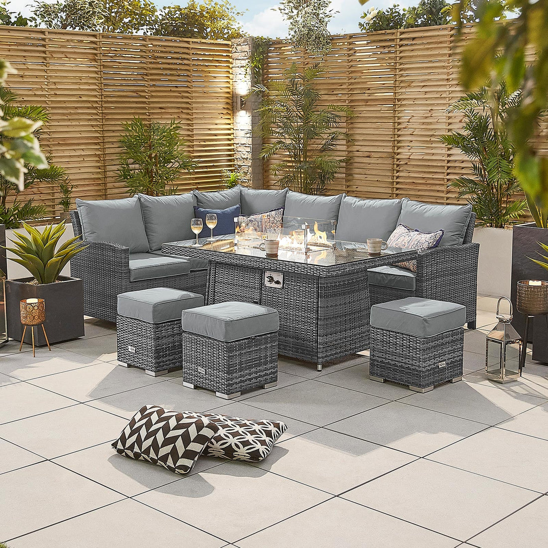Rattan Garden Mixed Grey Furniture