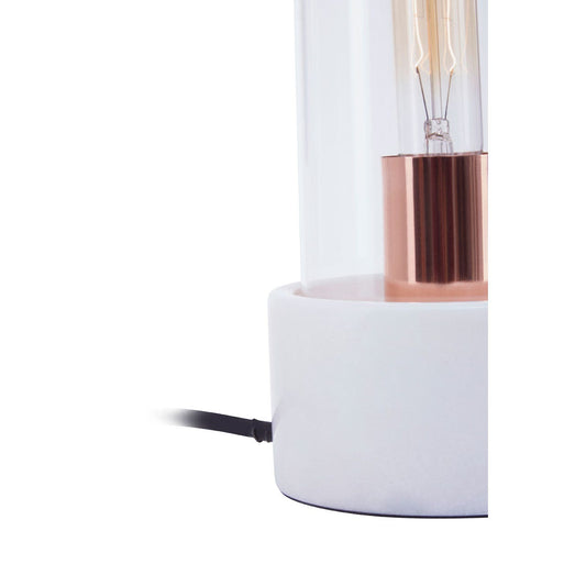 Chimes - Bell Lamp With White Marble Base