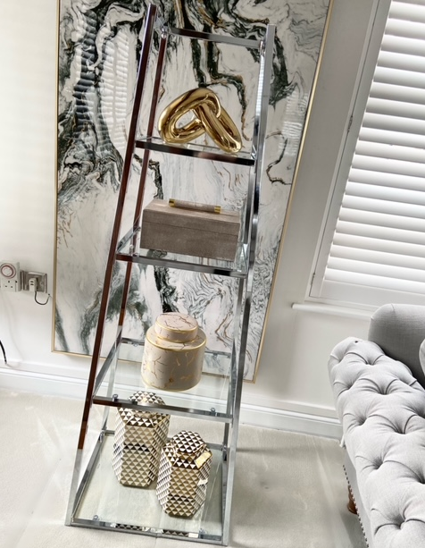 Chimes - Small Ladder Display Unit Silver