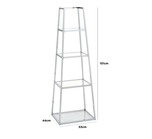 Chimes - Small Ladder Display Unit Silver