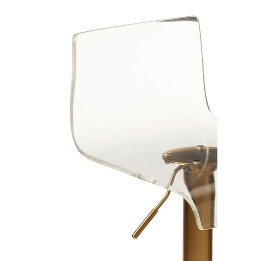Chimes - Remi Acrylic Bar Stool Gold