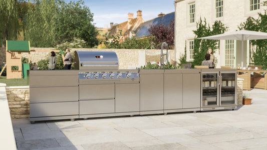 Whistler Grills - Lechlade 4 Burner Pre-built Outdoor Kitchen