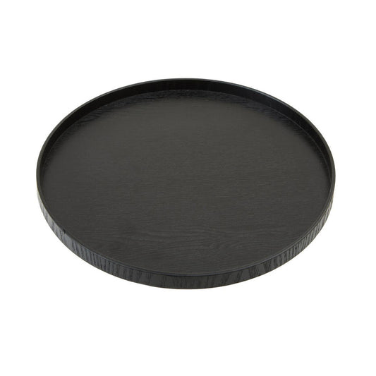 Bari Large Black Fir Wood Tray