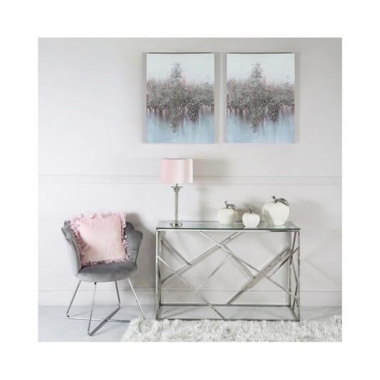 Chimes â Ariana Silver Console Table