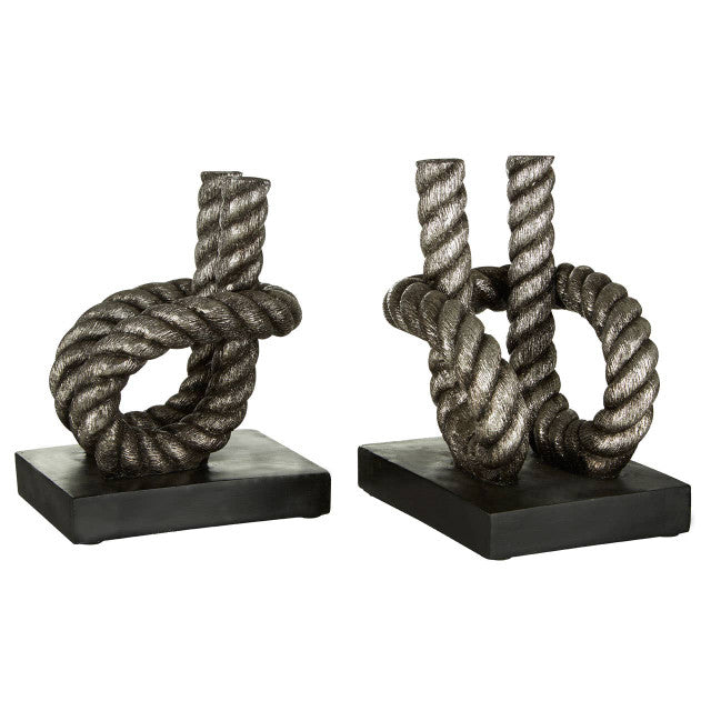 Petra Set of Rope Bookends