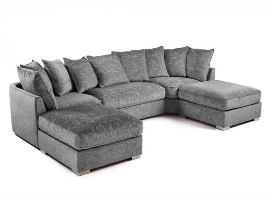 Chimes - Belfry U Sofa - Grey