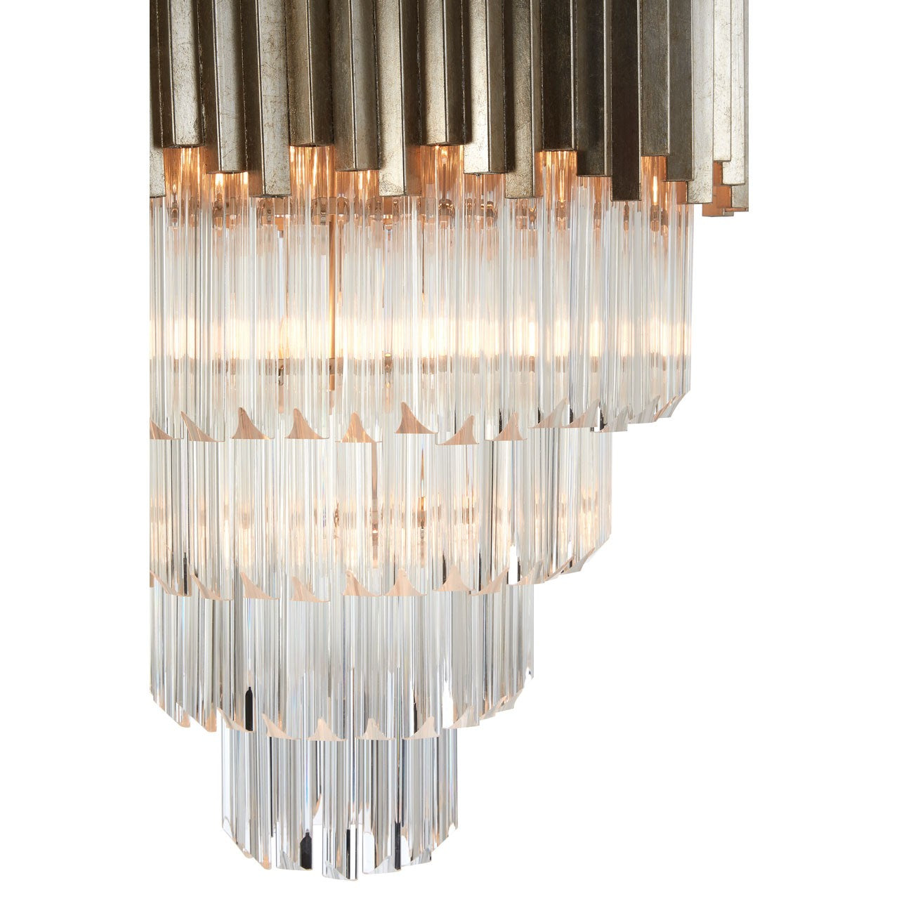 Chimes - Samara Large Silver Finish Chandelier