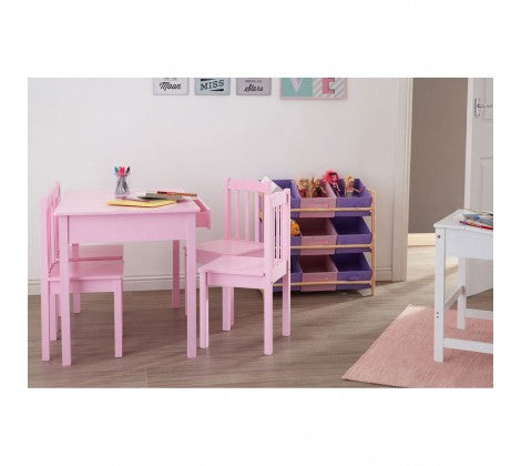 Chimes - Kids Table And Chair Set Pink