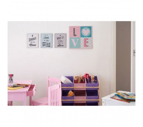 Chimes - Kids Table And Chair Set Pink