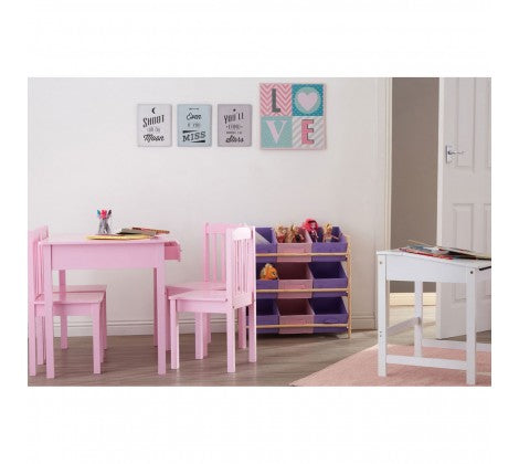 Chimes - Kids Table And Chair Set Pink