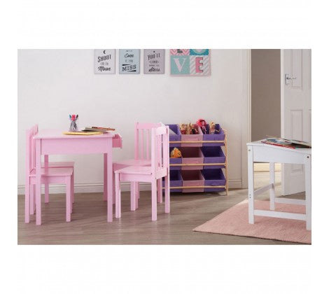 Chimes - Kids Table And Chair Set Pink