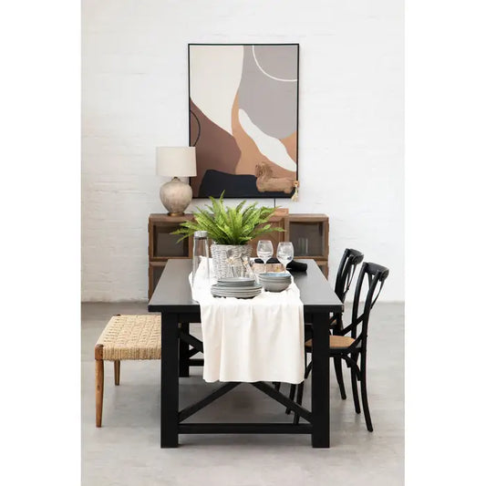 Laila Black Dining Table