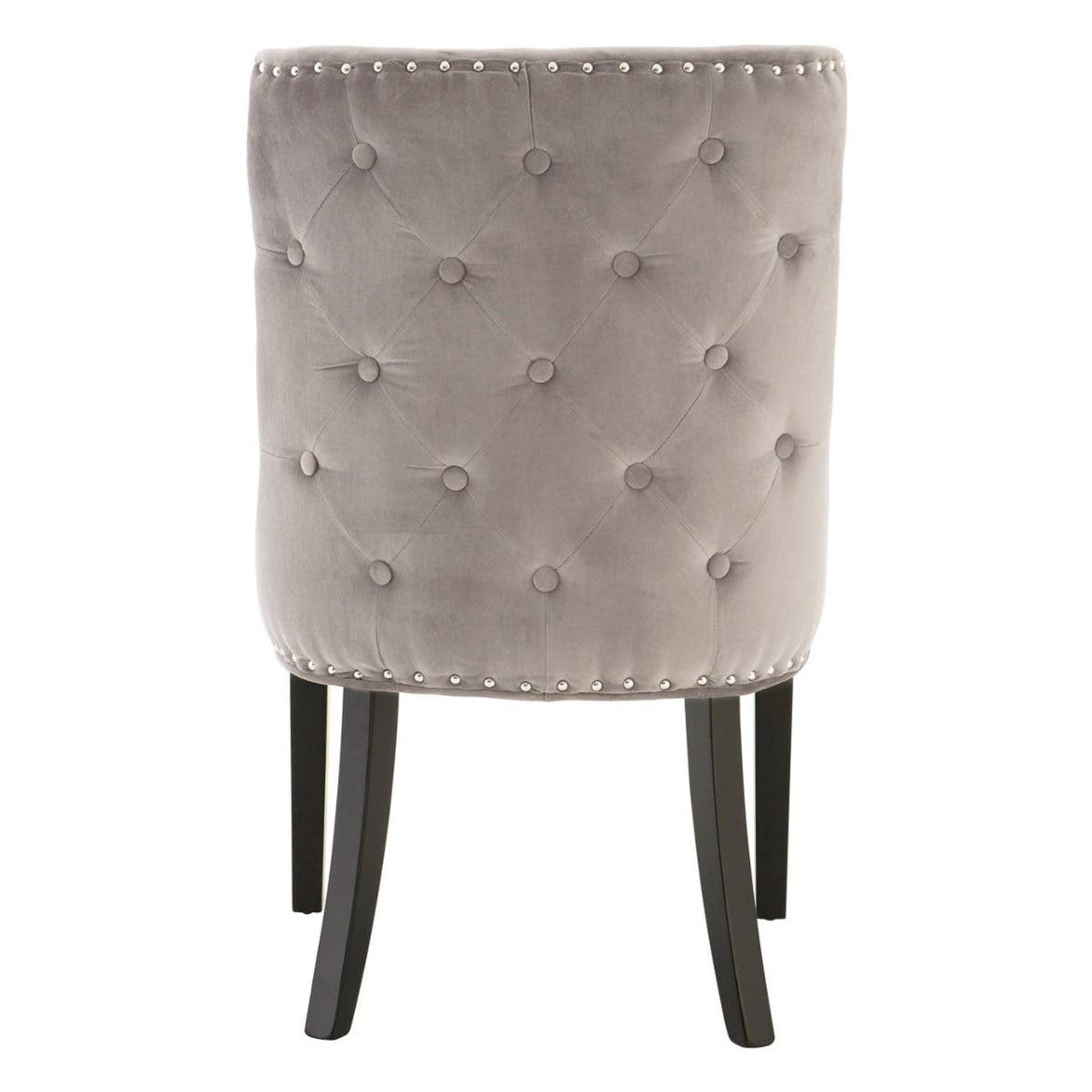 Rendal Park Grey Velvet With Tufted Back Dining Chair