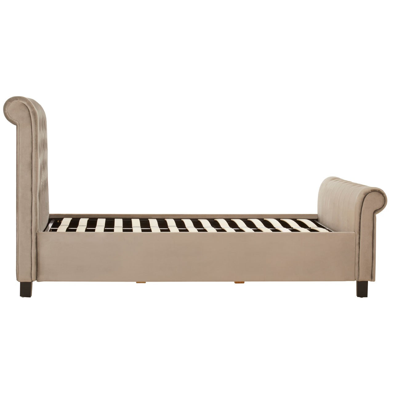 Chimes - Annabelle Beige Double Ottoman Bed