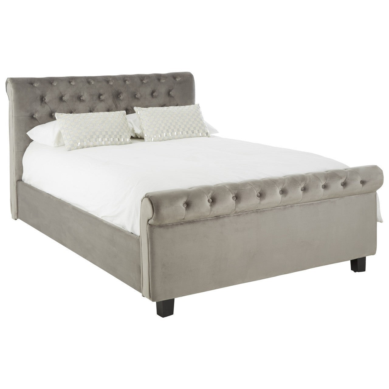 Chimes - Annabelle Steel Shade King Size Ottoman Bed