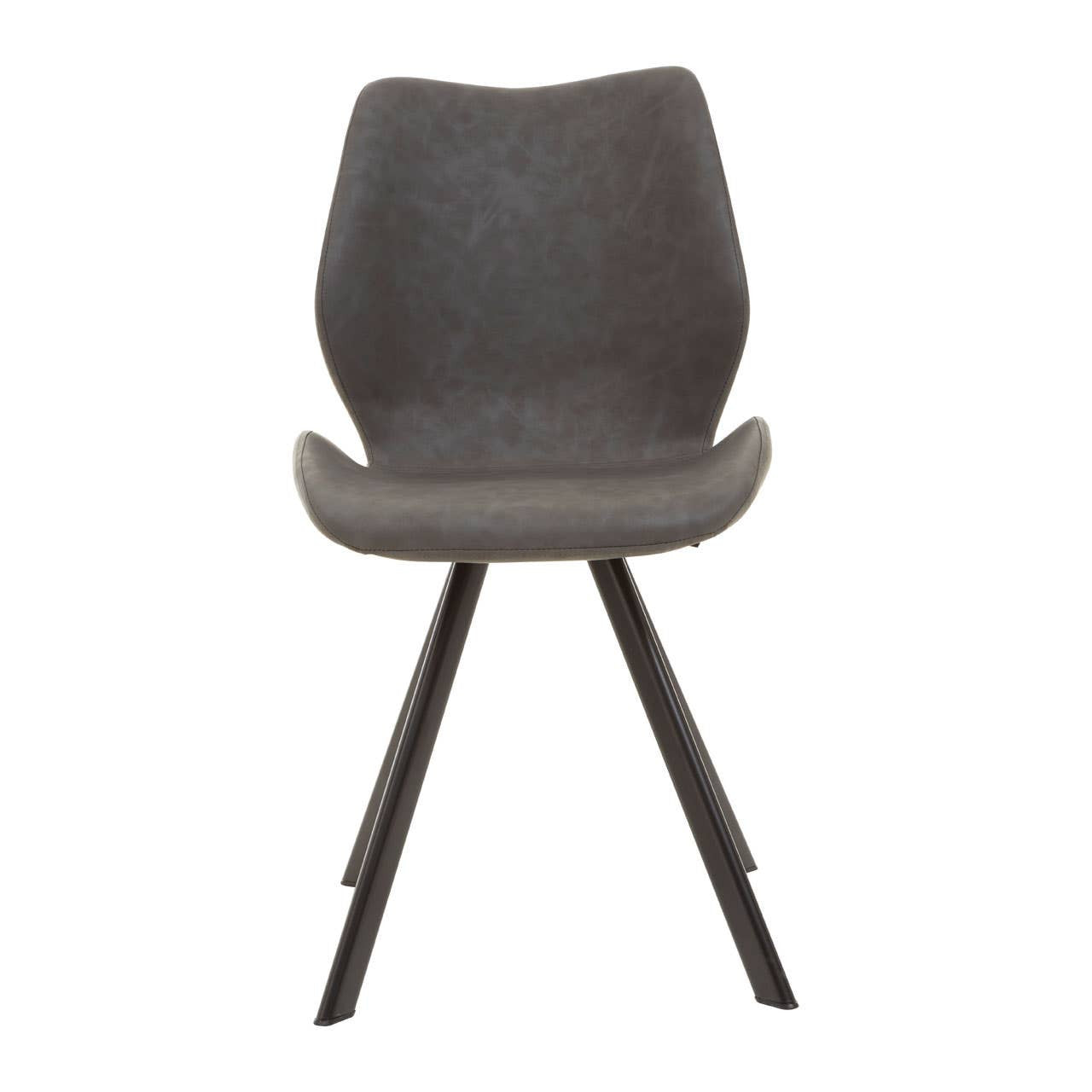 Maya Round Marble Effect Dining Table with 6 Chairs Set