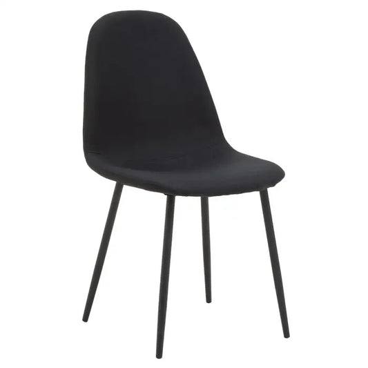 Sahara Black Fabric Dining Chair
