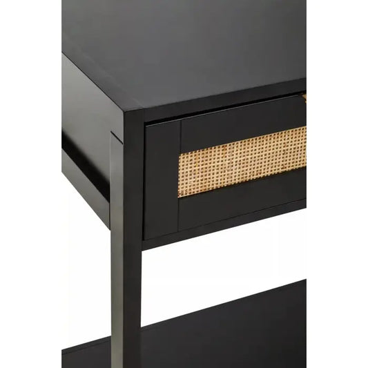 Barron Black Wood Console Table