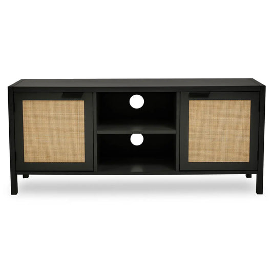 Anais Black Wood Media Unit