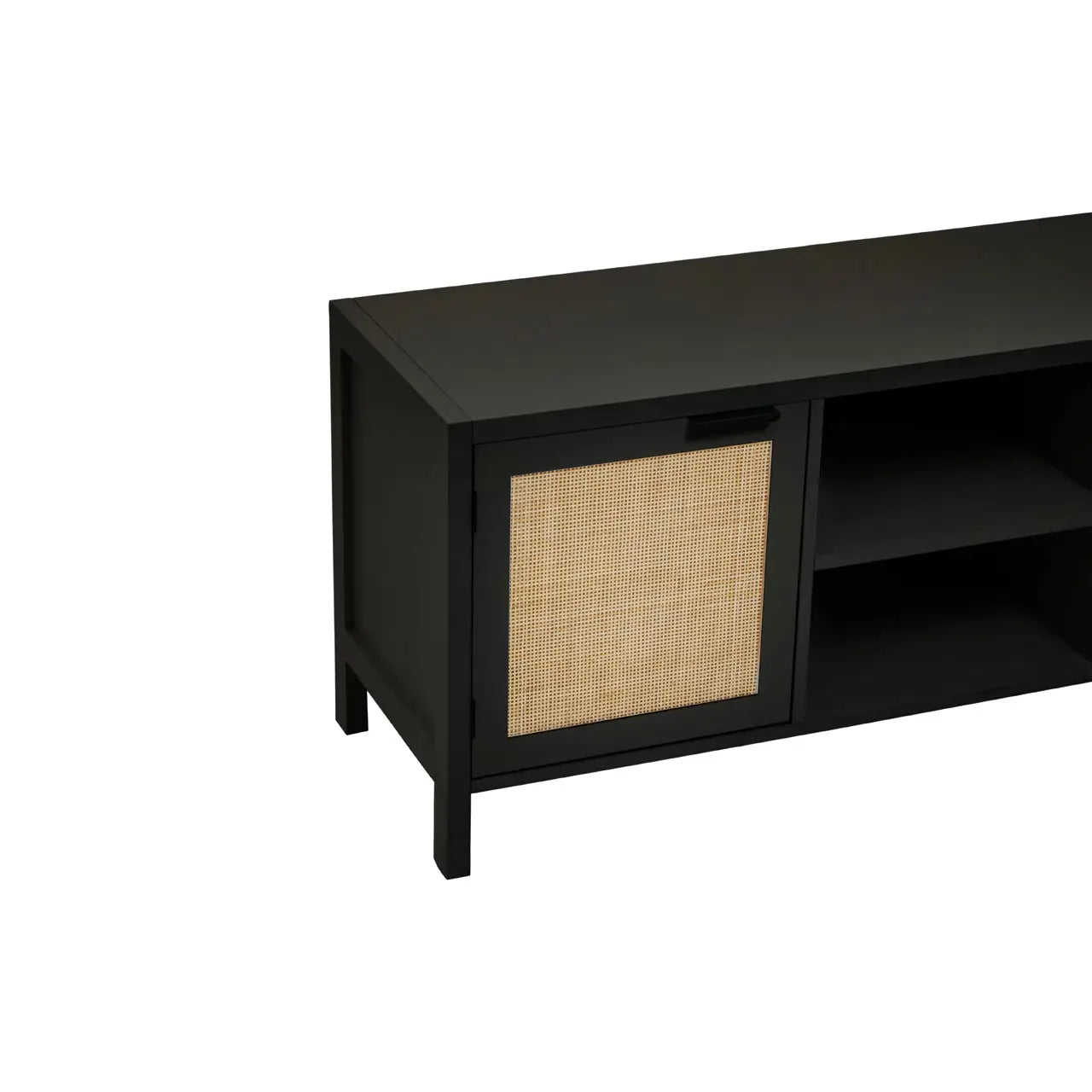Anais Black Wood Media Unit