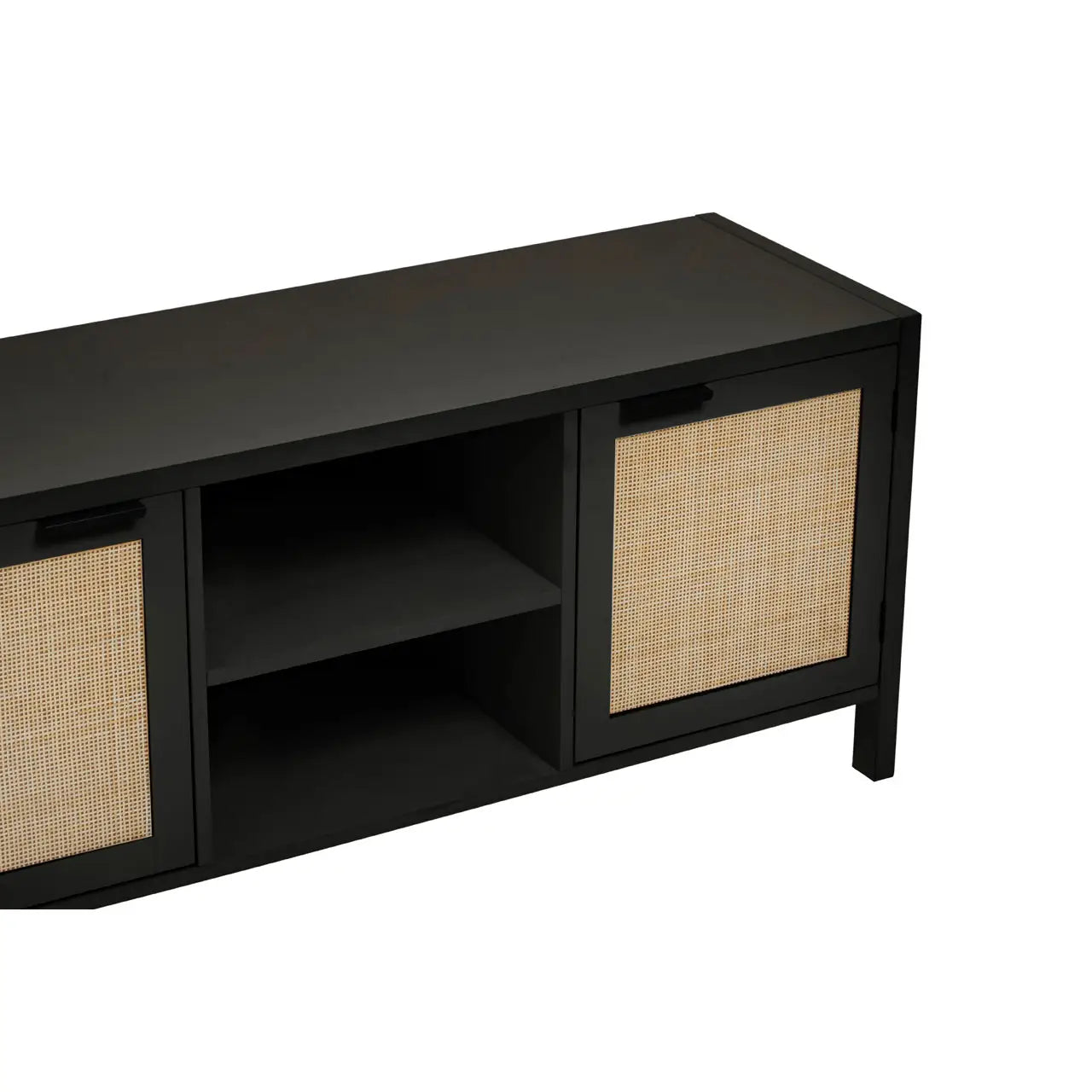 Anais Black Wood Media Unit