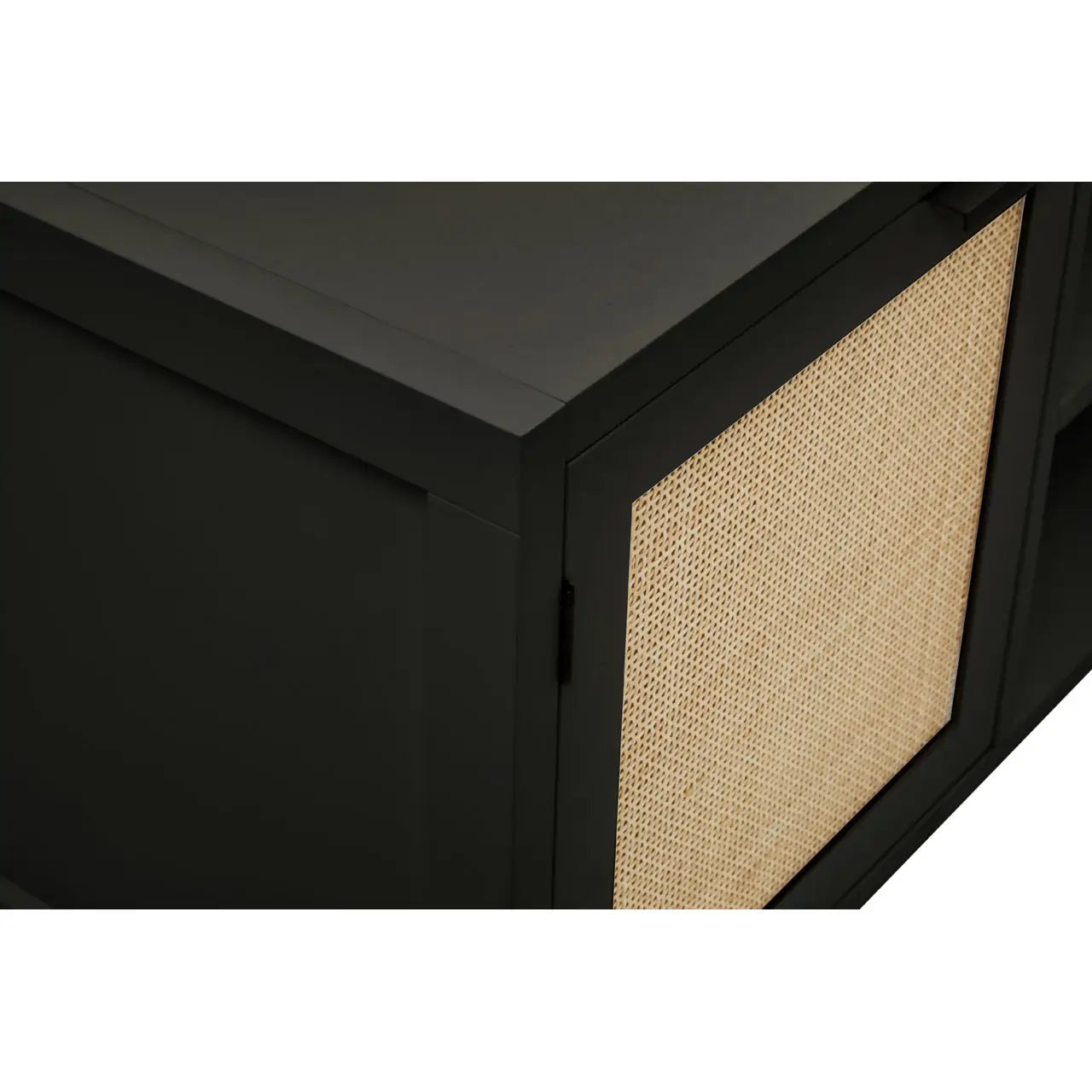 Anais Black Wood Media Unit