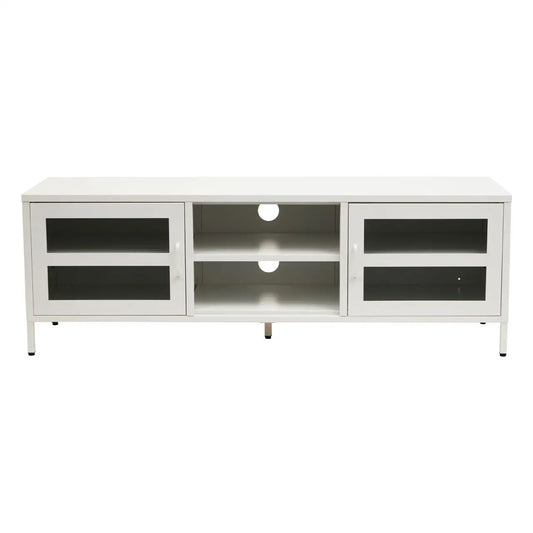 Bethany Two Door White Media Unit