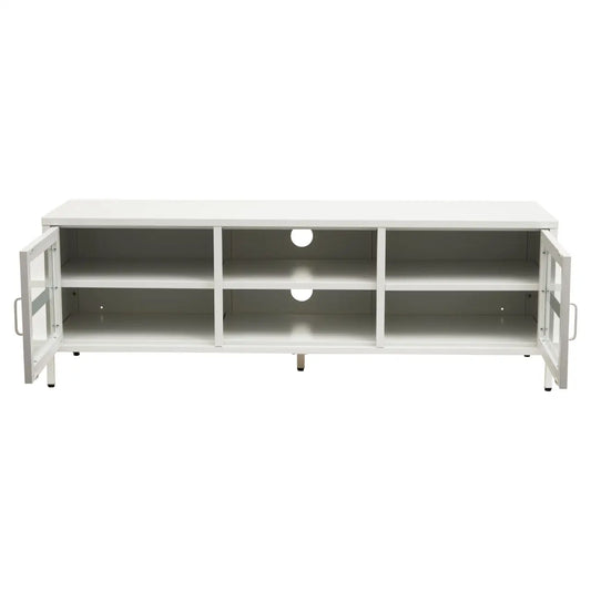 Bethany Two Door White Media Unit