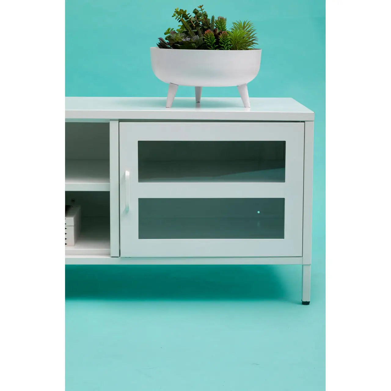 Bethany Two Door White Media Unit