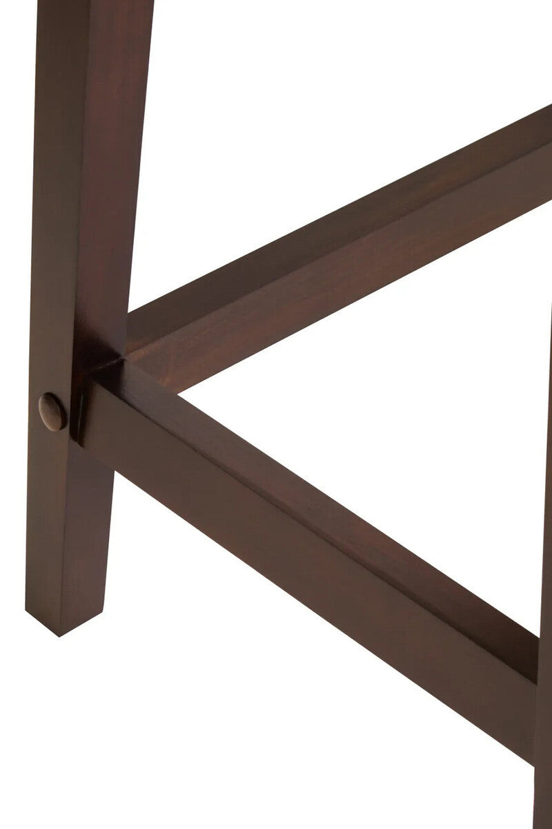 Malia One Drawer Walnut Wood Finish Side Table