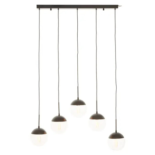 Raine Clear Glass Shades Pendant Light
