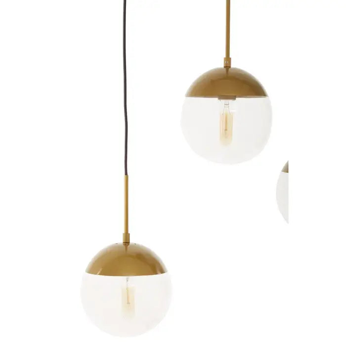 Raine Gold Finish Shades Pendant Light
