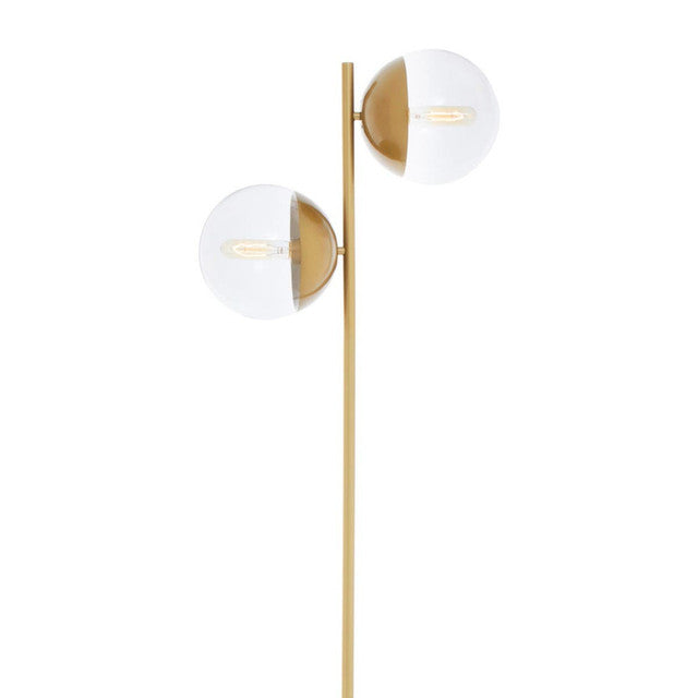 Revel Two Light Gold Finish Floor Lamp