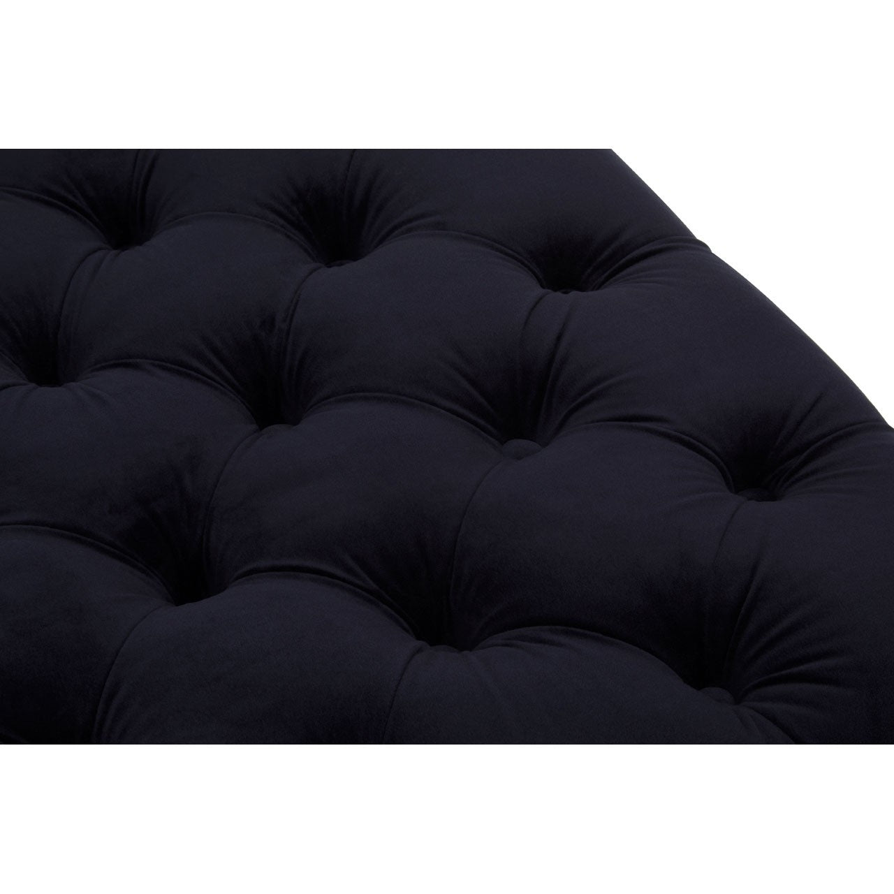 Chimes - Kilburn Black Footstool