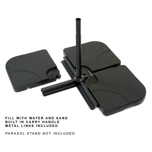Chimes - Cantilever Parasol Base - 80kg Sand & Water Fillable Slabs