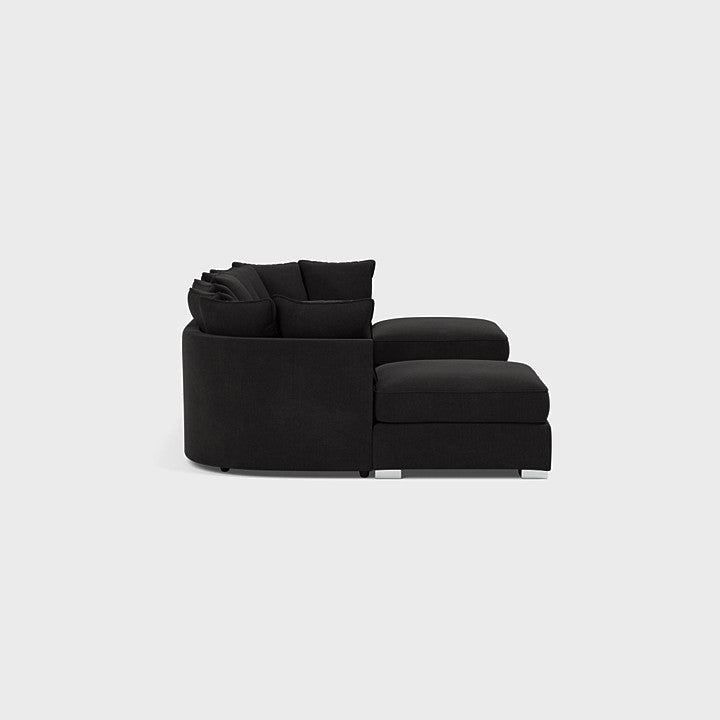Chimes-Black Belfry U Sofa