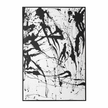 Monochrome Abstract Framed Wall Art