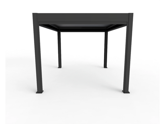 Chimes - Rivaro Deluxe 4m x 3m Motorised Aluminium Pergola with Solar LEDs