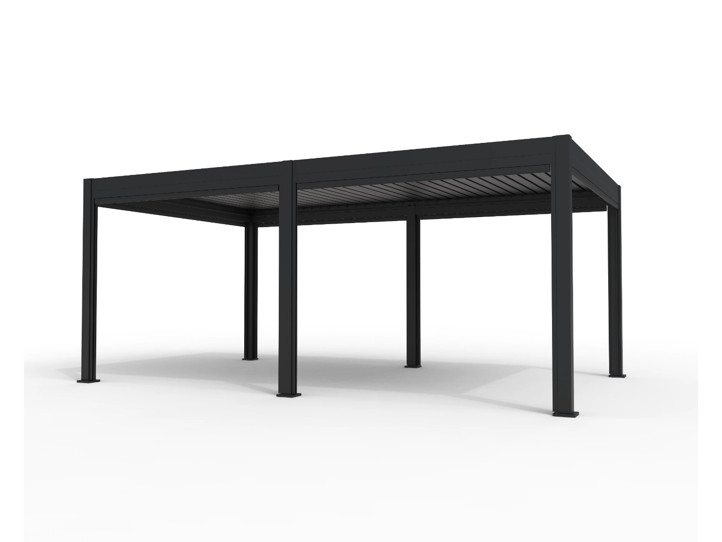 Chimes - Rivaro Deluxe 6m x 3m Motorised Aluminium Pergola with Solar LEDs