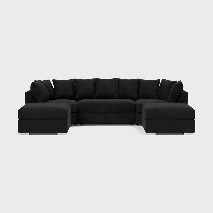 Chimes-Black Belfry U Sofa