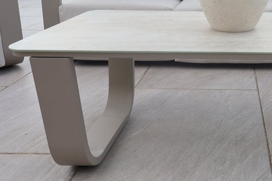 Chimes - Capri 3 Seat Aluminium Sofa Set With Coffee Table