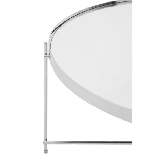 Chimes - Sasha Silver Mirror Coffee Table