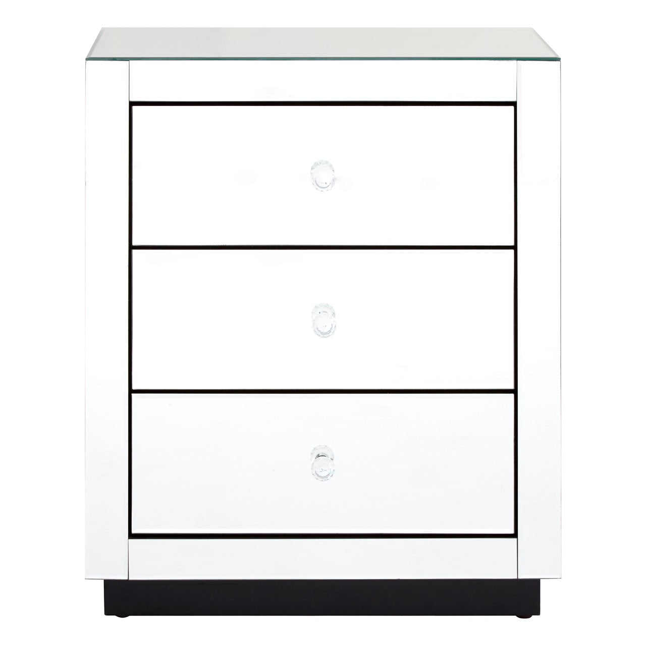 Chimes - Felicia 3 Draw Bedside Table