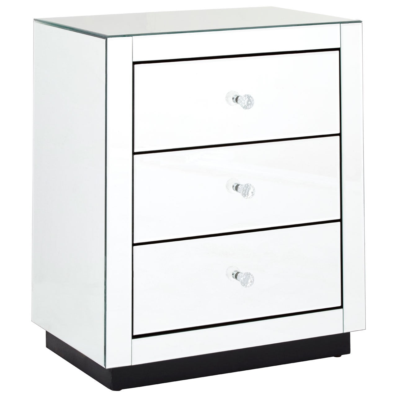 Chimes - Felicia 3 Draw Bedside Table