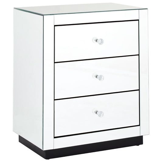 Chimes - Felicia 3 Draw Bedside Table