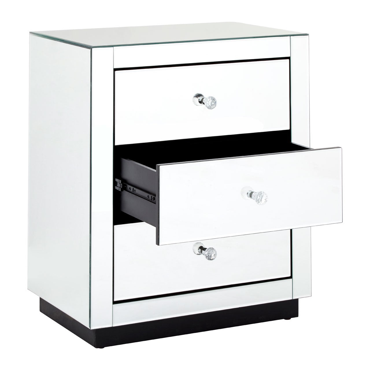 Chimes - Felicia 3 Draw Bedside Table