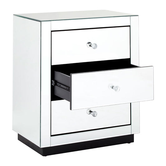 Chimes - Felicia 3 Draw Bedside Table