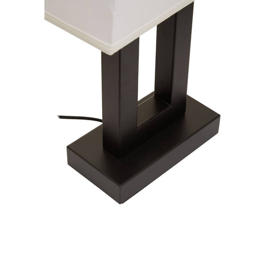 Leo Black and White Table Lamp